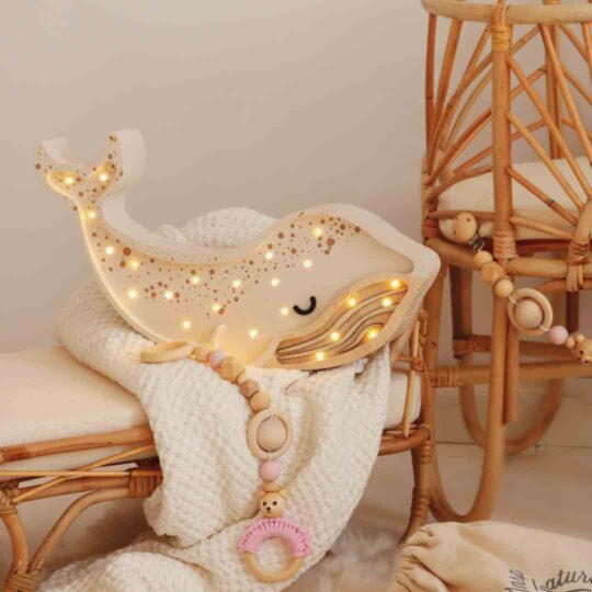 LAMPE & VEILLEUSE... PETITE BALEINE...
