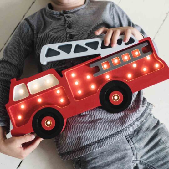 LAMPE & VEILLEUSE... CAMIONS DE POMPIERS...